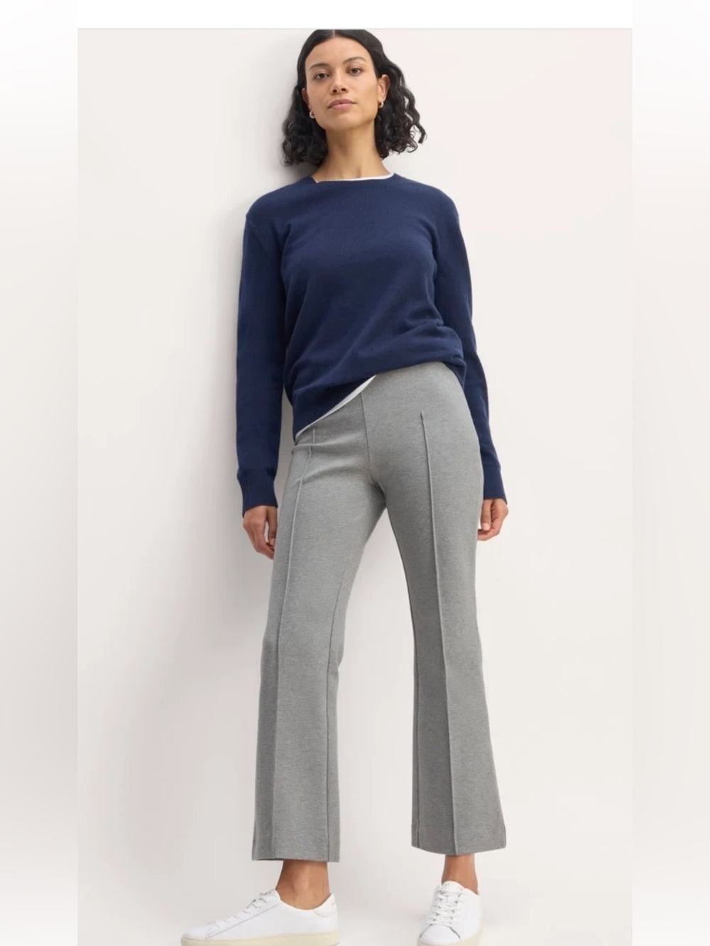 NWOT Everlane Dream Pant Kick Flare Gray L